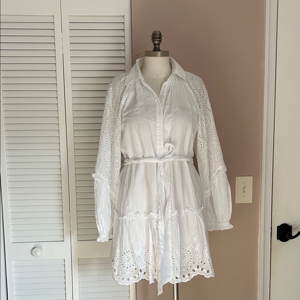 HappyXNature Kate Hudson Buttondown Mini Dress size small